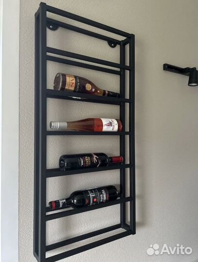 Полка - держатель для бутылок и бокалов