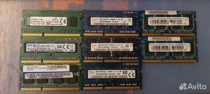 Оперативная память DDR3 для ноутбуков