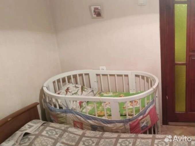 Детская кроватка круглая, овальная