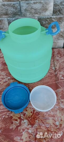 Фляга пластиковая 30 литровая для х.пищ.продуктов