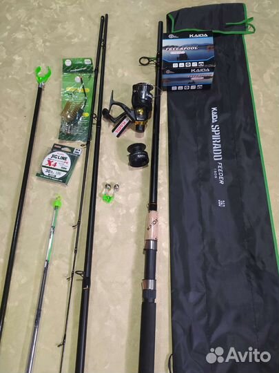 Готовый Комплект для Фидерной рыбалки