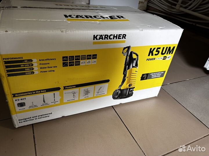 Новая мойка высокого давления Керхер К5
