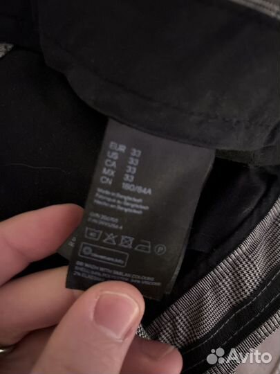 Брюки мужские классические клетчатые