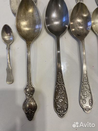 Столовые приборы СССР мельхиор, мнц