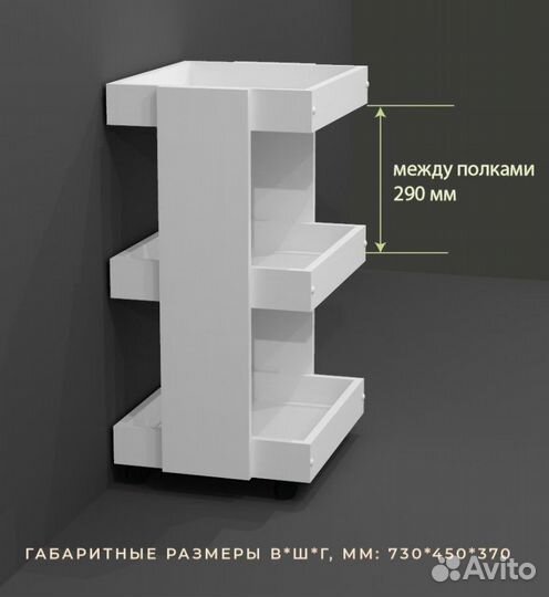 Тележка полки