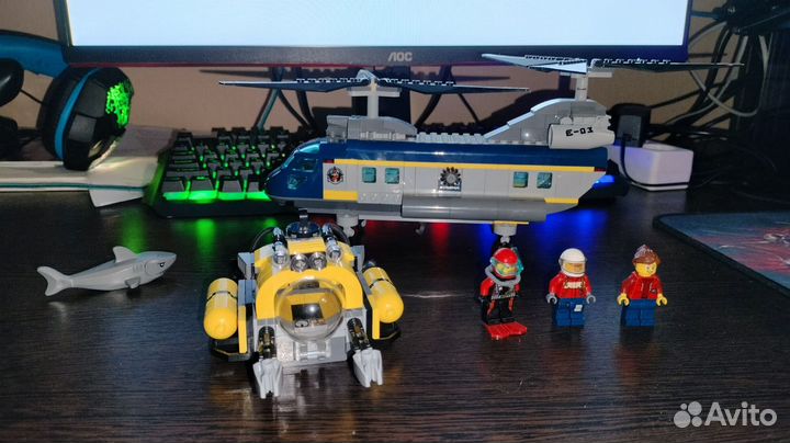 Lego City Исследовательский вертолет (60093) +