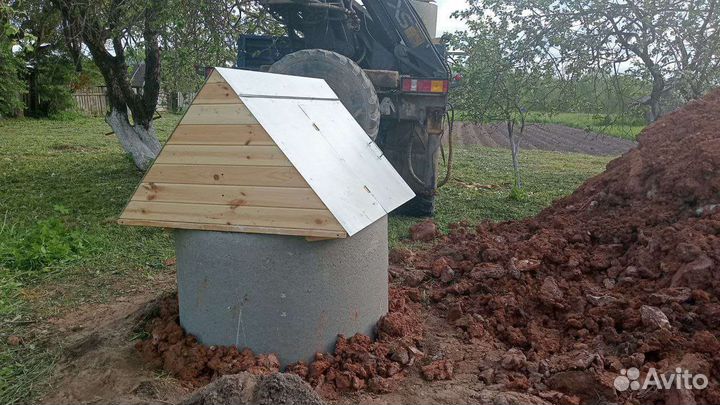 Копка колодца. Бурение колодца. Септик