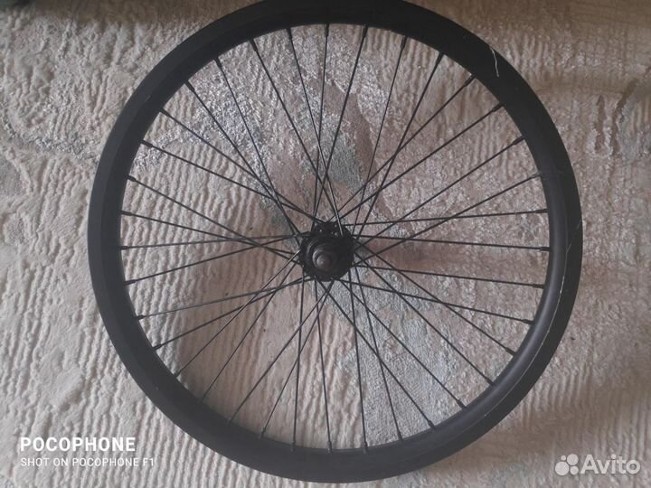 BMX рама и переднее колесо