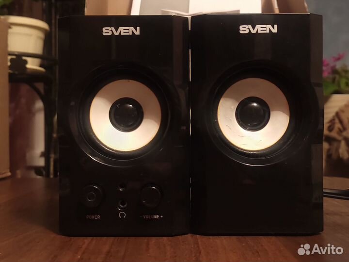 Колонки для компьютера Sven SPS-605 2.0 Black