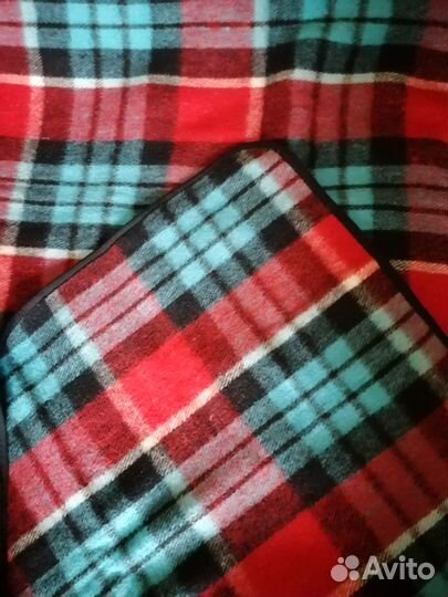 Плед шерсть новый