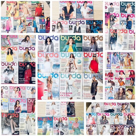 Журналы Burda, Moden 1988-2015 год с выкройками