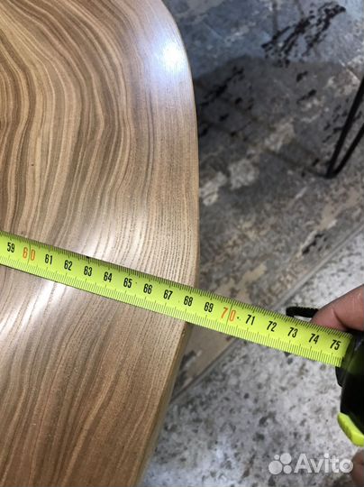 Широкий Лофт Столик кофейный круглый