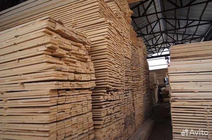 Доска обрезная естественной влажности хвоя 2 сорт