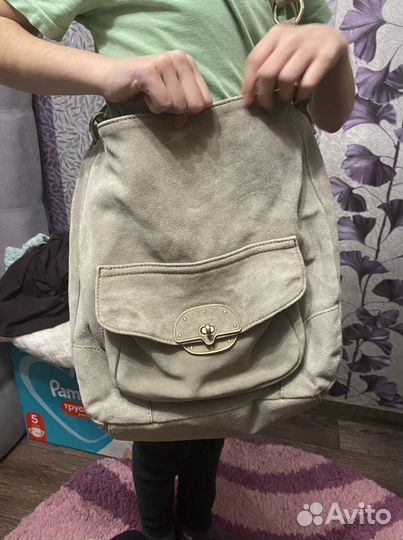 Сумка натуральная оригинал бежевая