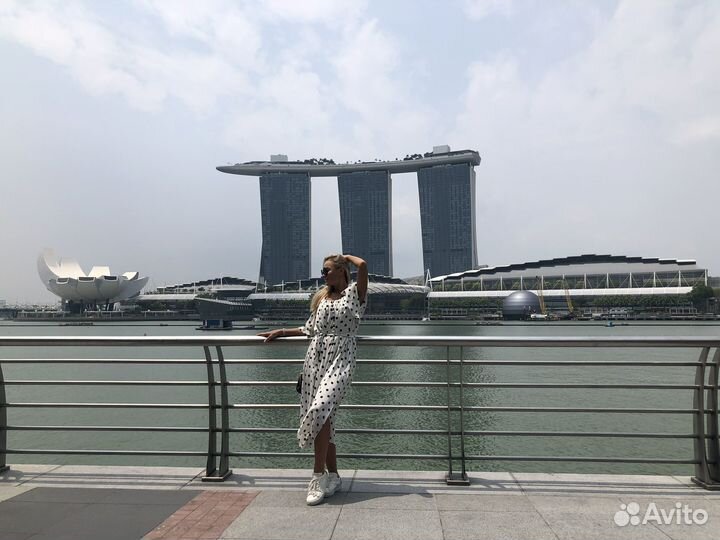 Платье женское 44 46 в горох