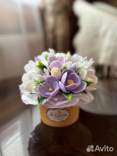 Букет из мыла. Подарок. Цветы