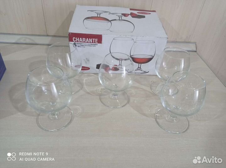 Бокалы разные