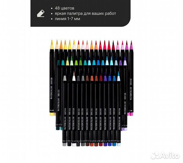 Набор чернографитных карандашей Pictoria для скетч