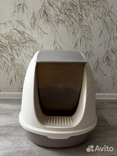 Кошачий лоток закрытый