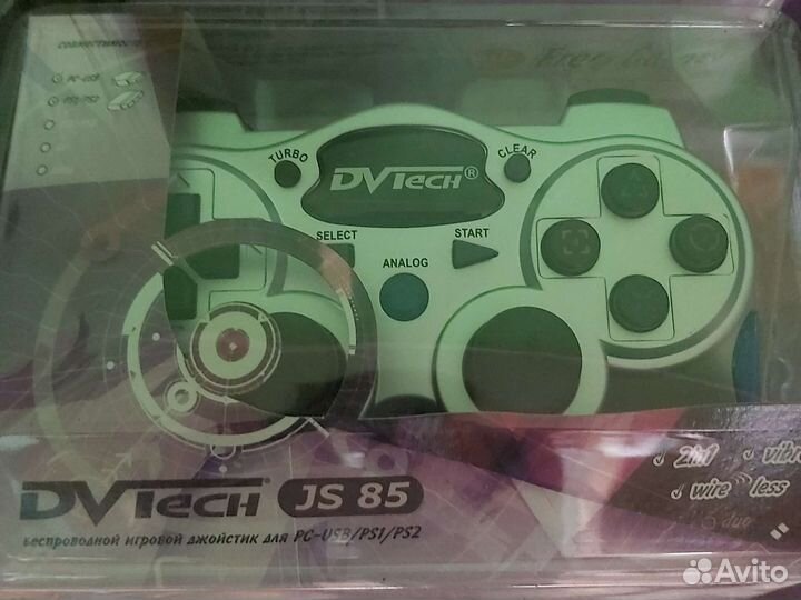 Джостик для беспроводной PC-USB/PS1/PS2