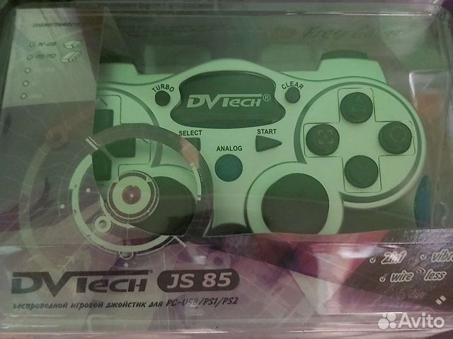 Джостик для беспроводной PC-USB/PS1/PS2