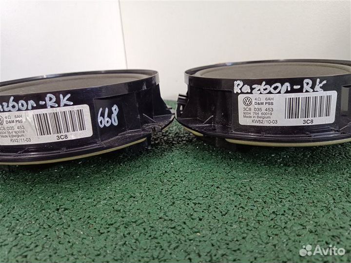 Динамик двери задний Vw Passat B7 2011