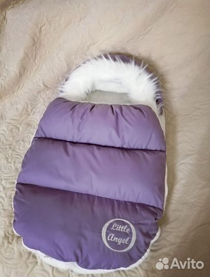 Зимний конверт в коляску