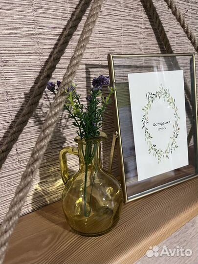 Полка настенная деревянная