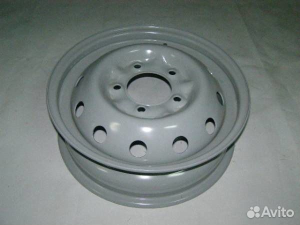 Диск штампованный автоваз 16J на Ниву серый
