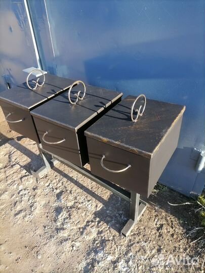 Коптилка горячего копчения, коптильня