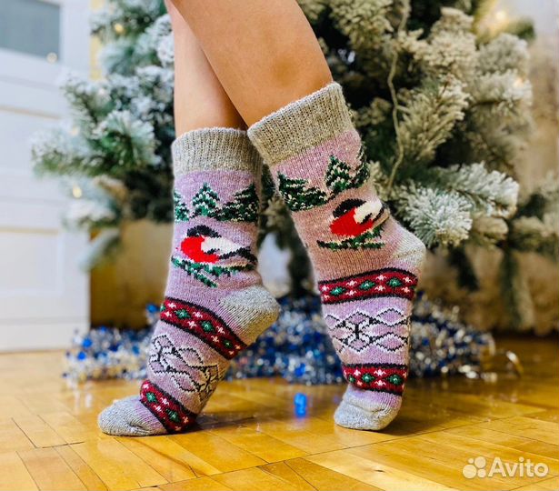 Носки шерстяные красивые Теплые для женщин девочек