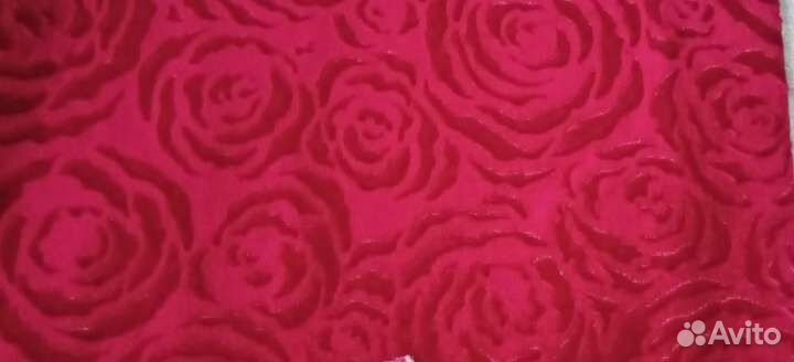 Плюш с тиснением винтаж СССР