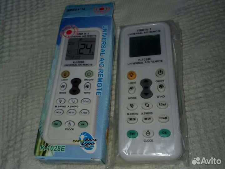 Универсальный пульт для кондиционеров GNW K-1028E