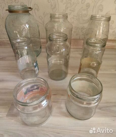 Банки под завинчи. крышку всё за одну цену