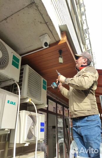 Видеонаблюдение с установкой