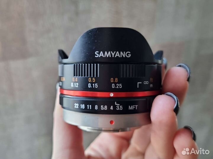 Объектив Samyang 7.5mm f/3.5 Fish-eye Micro 4/3
