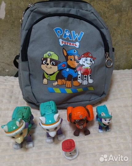 Рюкзак и собачки щенячий патруль