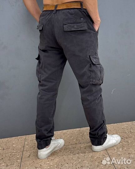 Джинсовые джогеры мужские