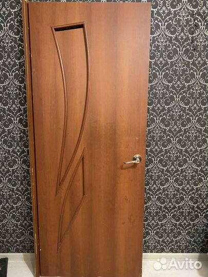 Межкомнатные двери бу 70 см без коробки с ручками