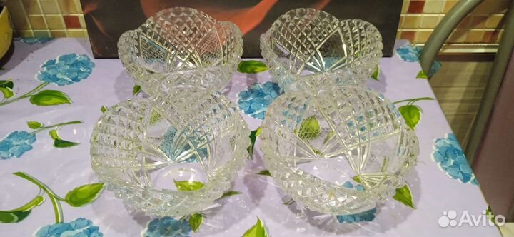 Салатник хруст. 0.5л., d13см.,Н8см