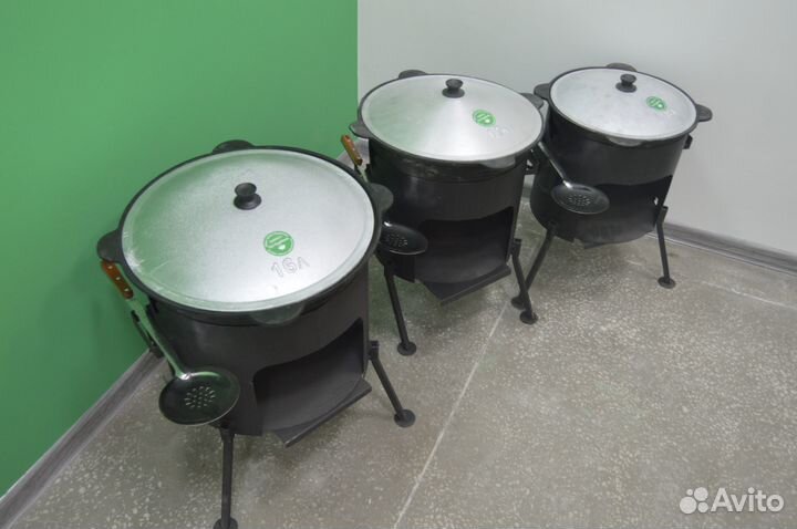 Комплект печей с казанами