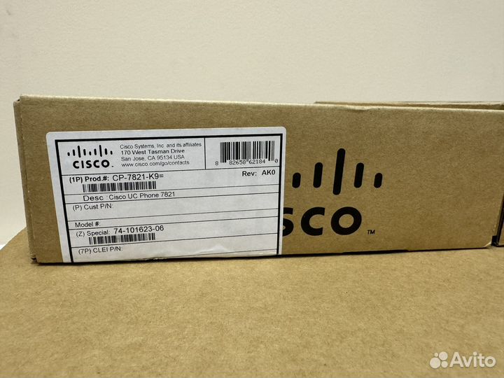 Телефон cisco CP-7821-K9