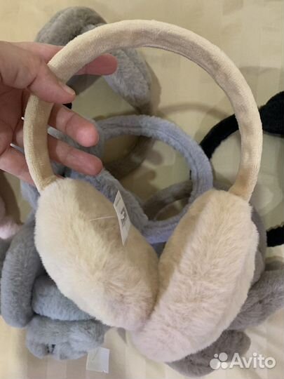 Меховые наушники