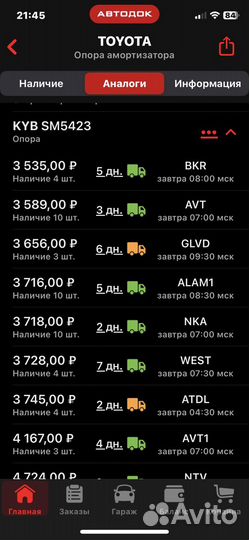 Опора переднего аммортизатора на Лексус RX300