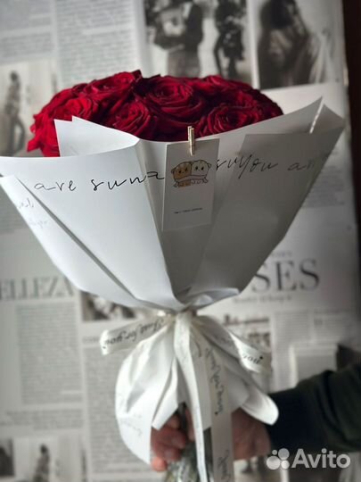 Розы красные эквадор