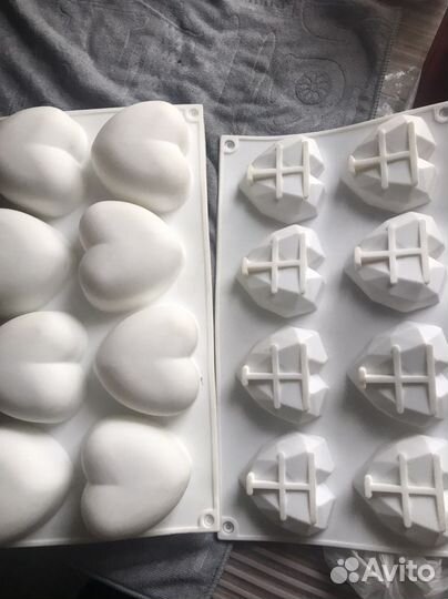 Силиконовые формы для муса, мыловарения итд