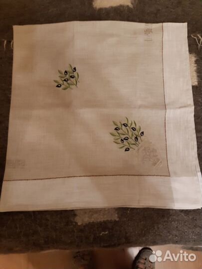 Скатерть льняная новая