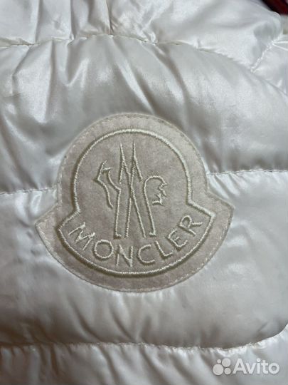 Moncler оригинал пуховик женский двусторонний S
