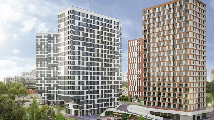 2-к. апартаменты, 65,4 м², 21/21 эт.