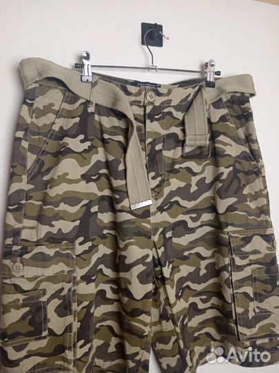 Шорты Карго камуфляж 50р 100 %-хлопок